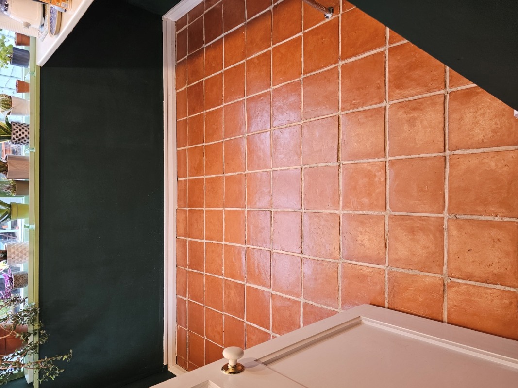 Terracotta Tiled Utility Floor After Renovation Richmond