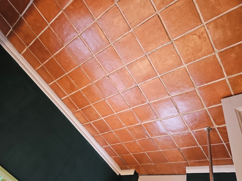 Terracotta Tiled Utility Floor After Renovation Richmond